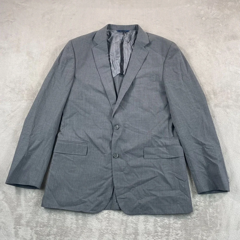 Brooks Brothers Regent-Fit Blazer 42L REDA Italy Wool Brookscool Gray Sport Coat